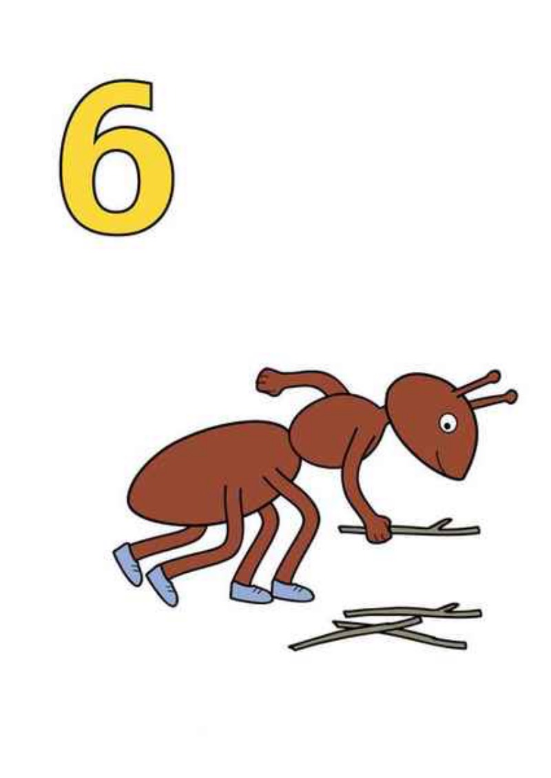 ułóż historyjkę z obrazków: mrówki 7