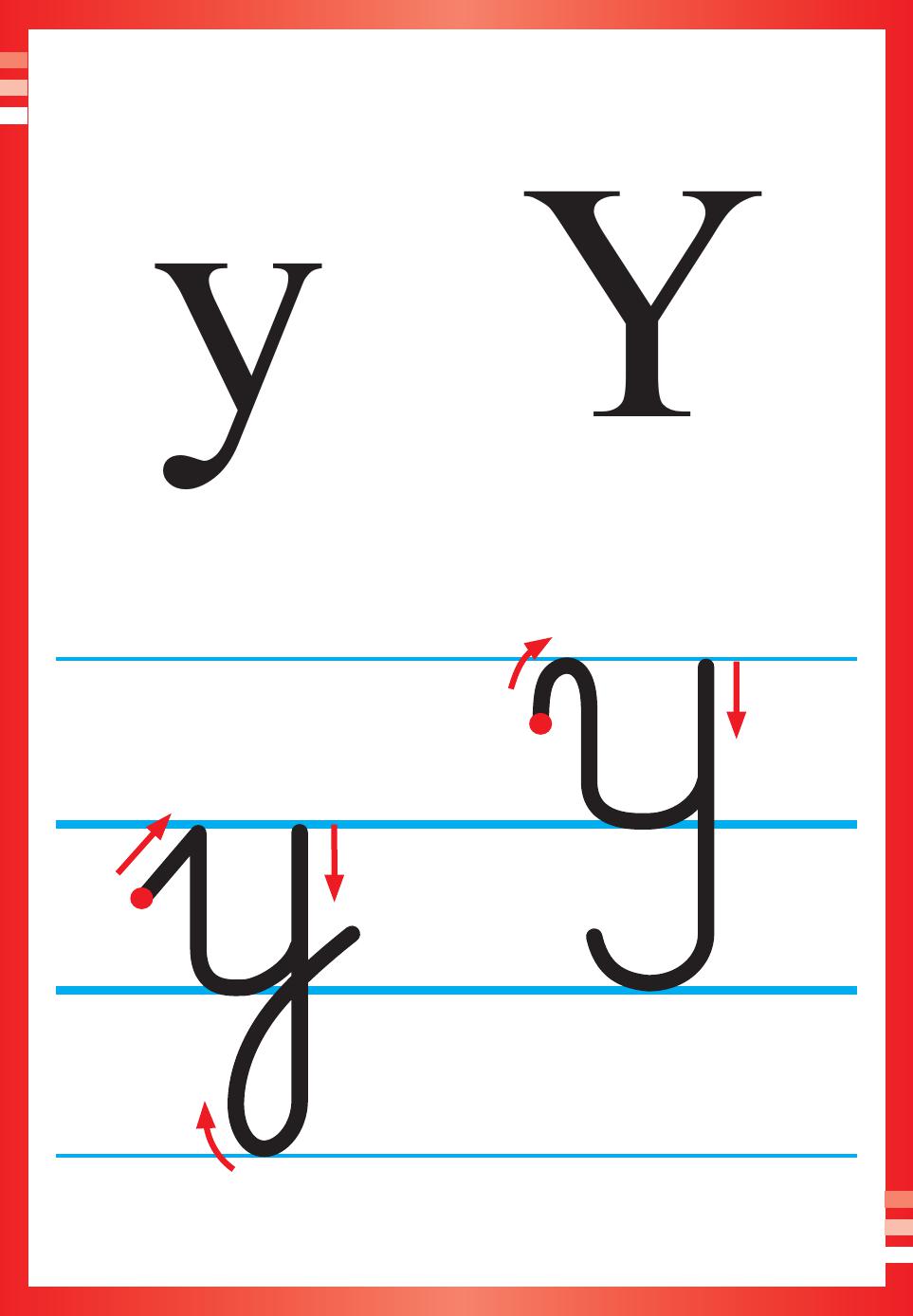 Alfabet polski, pisany dla dzieci do druku 38