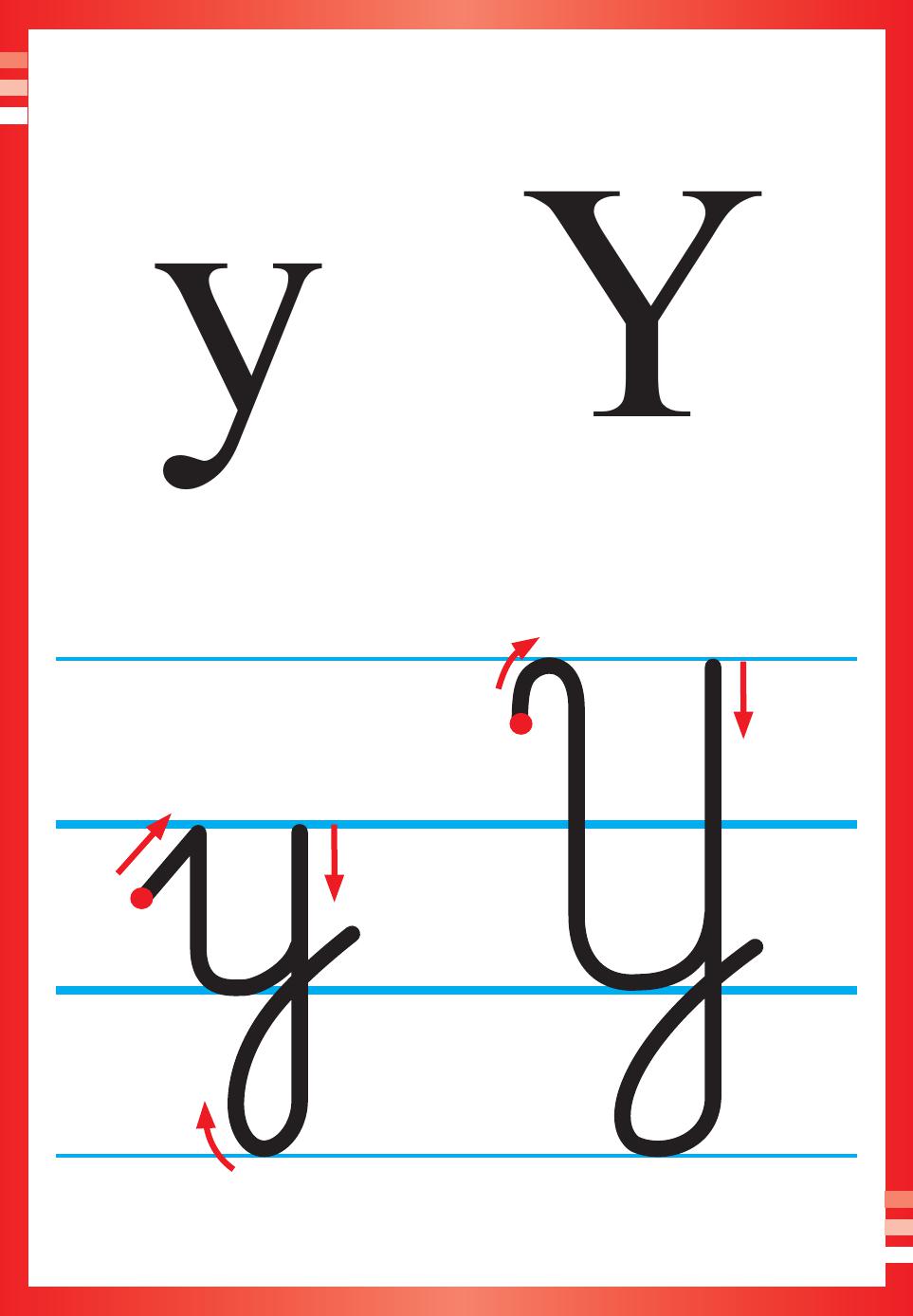 Alfabet polski, pisany dla dzieci do druku 39