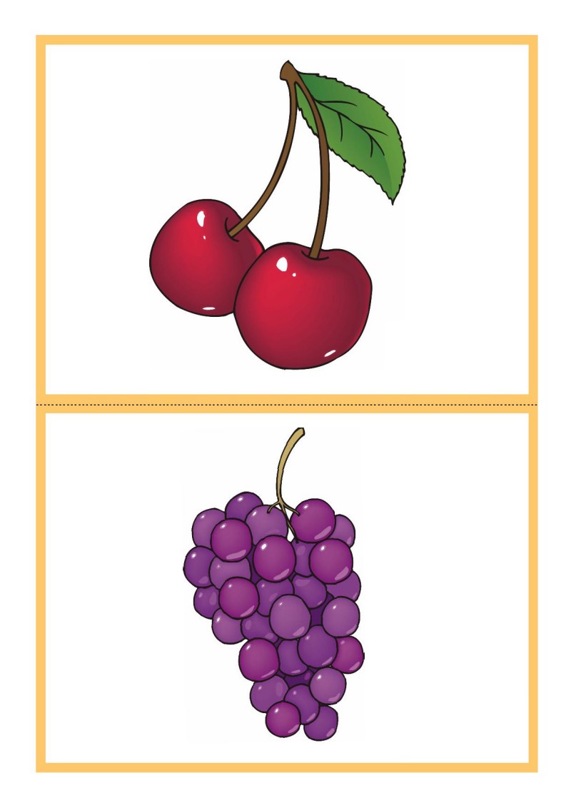 Tablice edukacyjne: owoce do druku 11