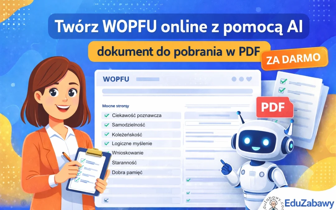 Tworzenie WOPFU z pomocą AI – gotowy dokument PDF dla szkoły