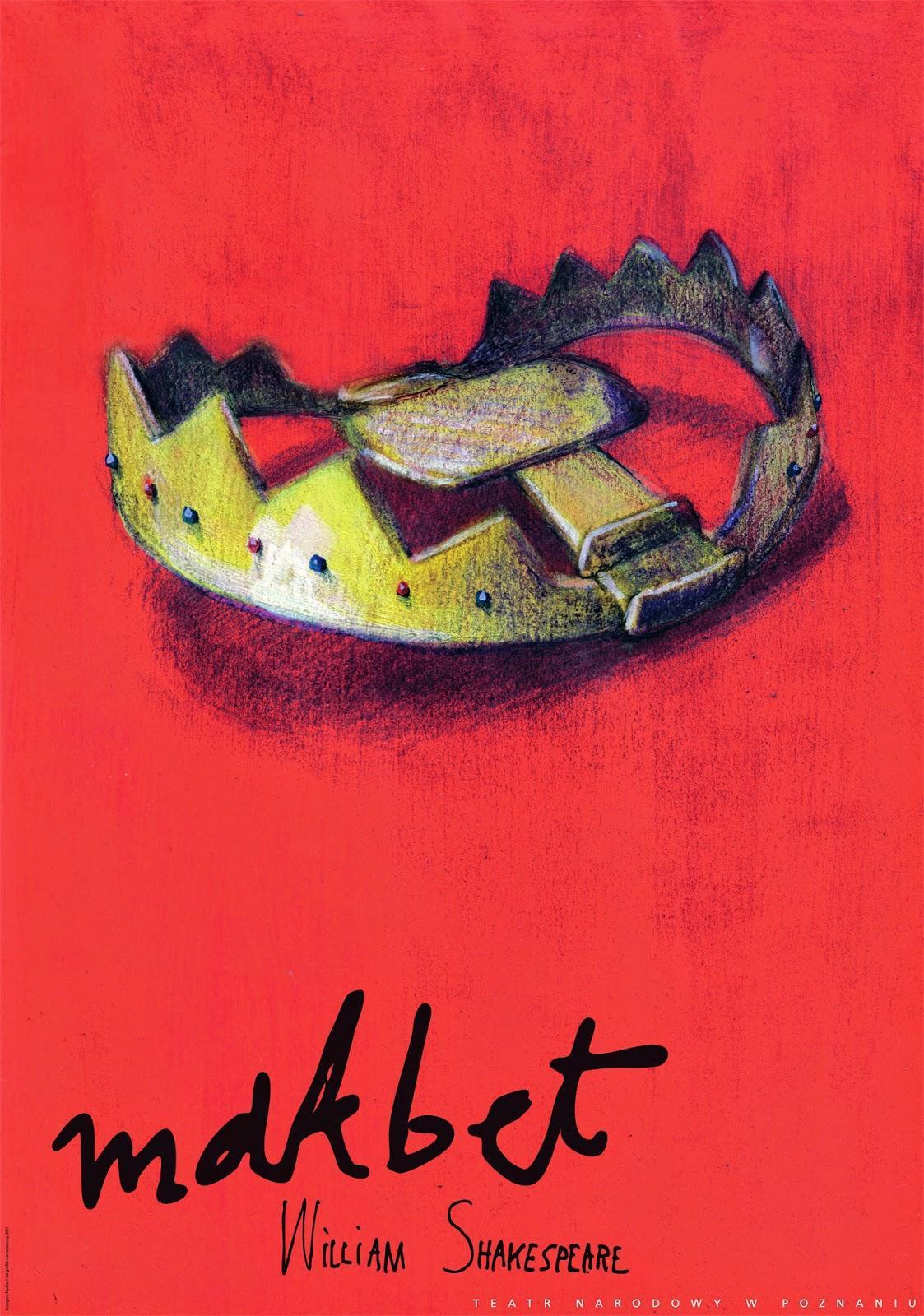 Obrazek do pytania: Wskaż dwa elementy nawiązujące do utworu Makbet Szekspira i uzasadnij ich znaczenie.