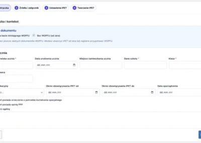 IPET online – tworzenie Indywidualnego Programu Edukacyjno-Terapeutycznego z pomocą AI 41