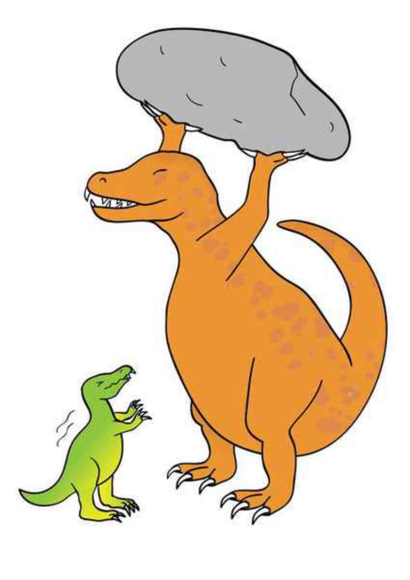 historyjka obrazkowa: Dinozaury 5