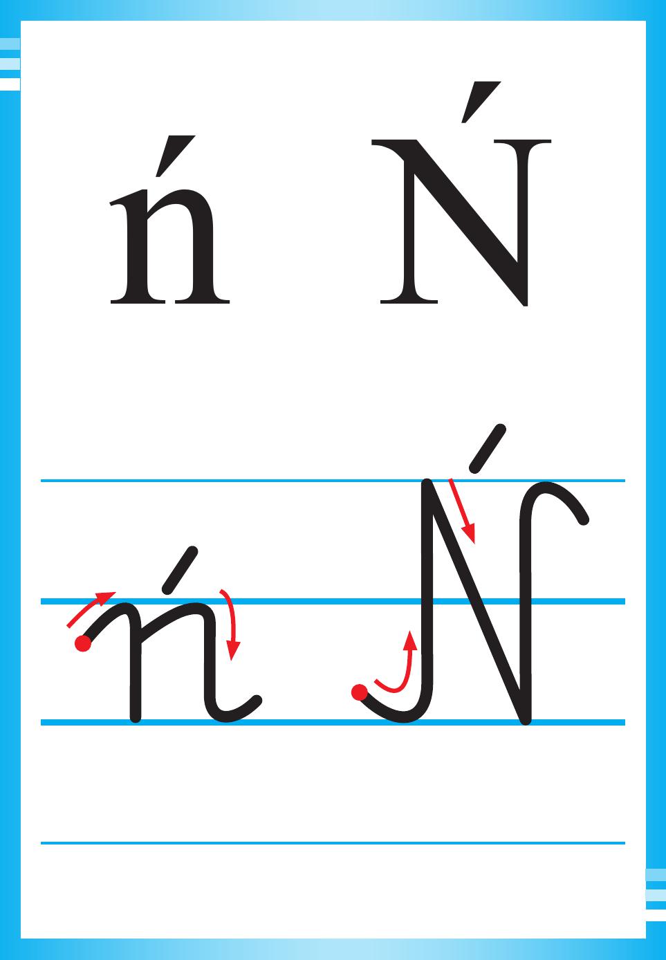 Alfabet polski, pisany dla dzieci do druku 25