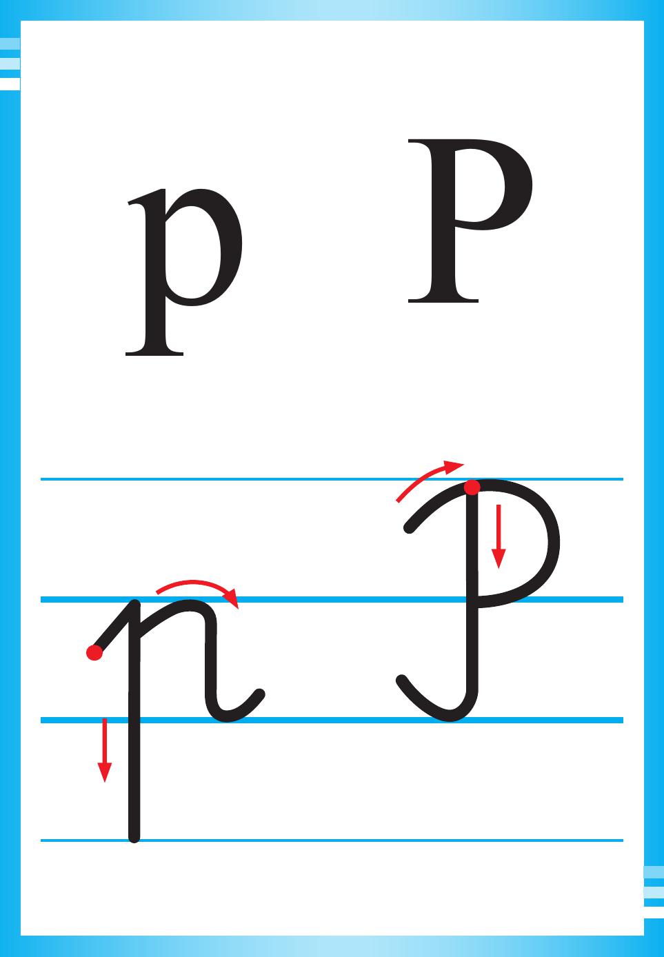Alfabet polski, pisany dla dzieci do druku 28