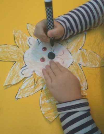 Praca plastyczna: Lew 17