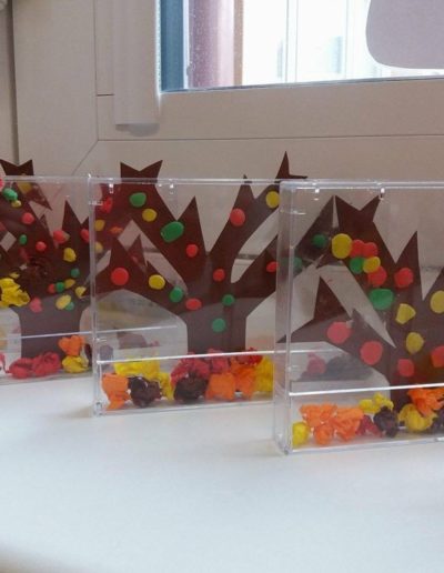 Praca plastyczna: Jesień zamknięta w pudełku 1