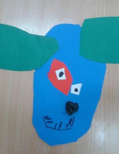 Praca plastyczna: Pieski z bloku technicznego 2