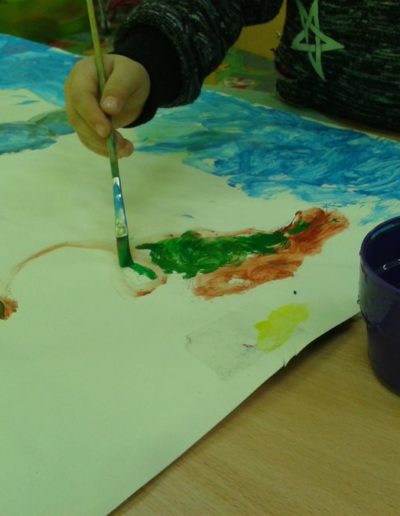 Praca plastyczna: Bałwanki - praca zbiorowa 5