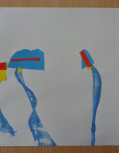 Praca plastyczna: Baloniki z wełny i kolorowego papieru 3