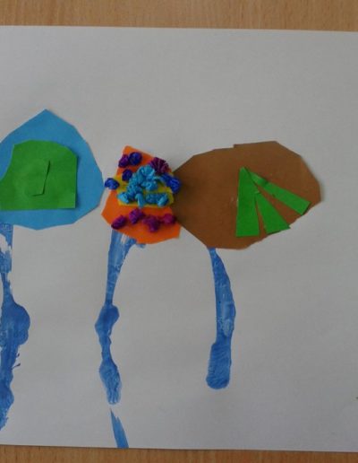 Praca plastyczna: Baloniki z wełny i kolorowego papieru 8