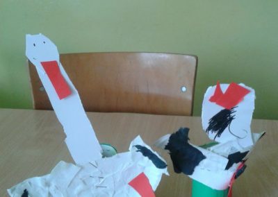Bociany z papierowych talerzyków Jesień (Prace plastyczne) Marlena Wrońska Międzynarodowy Dzień Ptaków Prace plastyczne Prace plastyczne (Dzień Zwierząt) Światowy Dzień Zwierząt Wiosna (Prace plastyczne) Zwierzęta (Prace plastyczne) 