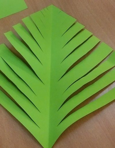 Praca plastyczna: Choinka 3D wersja 2 4