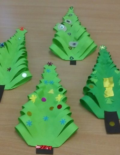 Praca plastyczna: Choinka 3D wersja 2 2