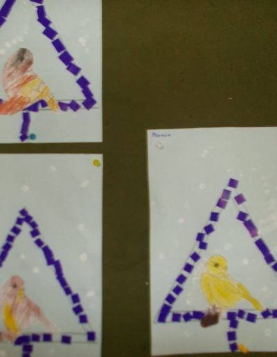 Praca plastyczna: Dokarmiamy ptaki zimą 1