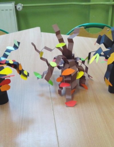 Praca plastyczna: Drzewo 3D 3