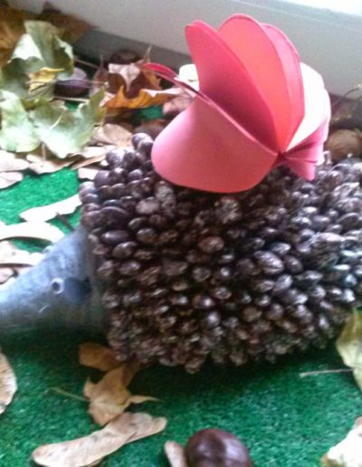 Praca plastyczna: Jeże z balonów 2