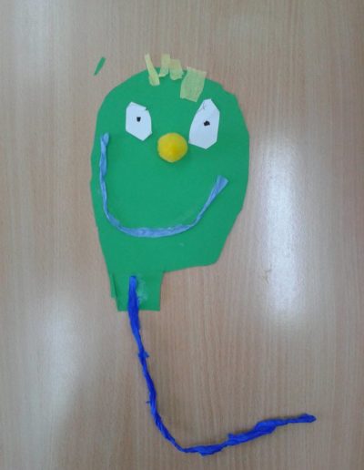 Praca plastyczna: Karnawał - wycinane balony 2