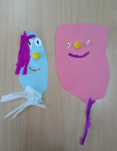 Praca plastyczna: Karnawał - wycinane balony 6