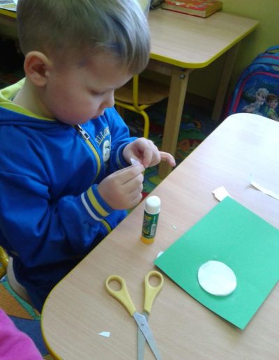 Praca plastyczna: Kartka świąteczna - Zajączek 12