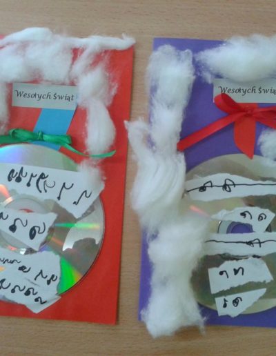 Praca plastyczna: Kartki świąteczne - bombka 3