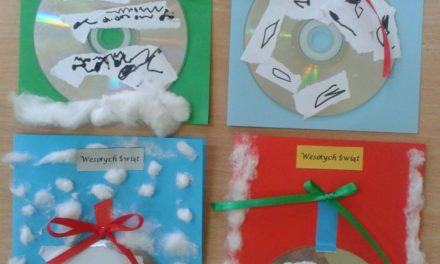 Praca plastyczna: Kartki świąteczne – bombka