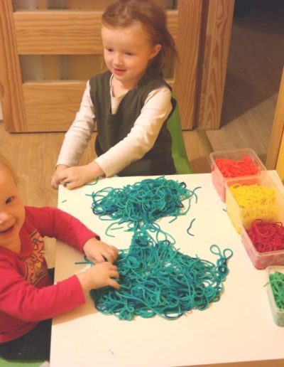 Praca plastyczna: Kolorowy makaron 1