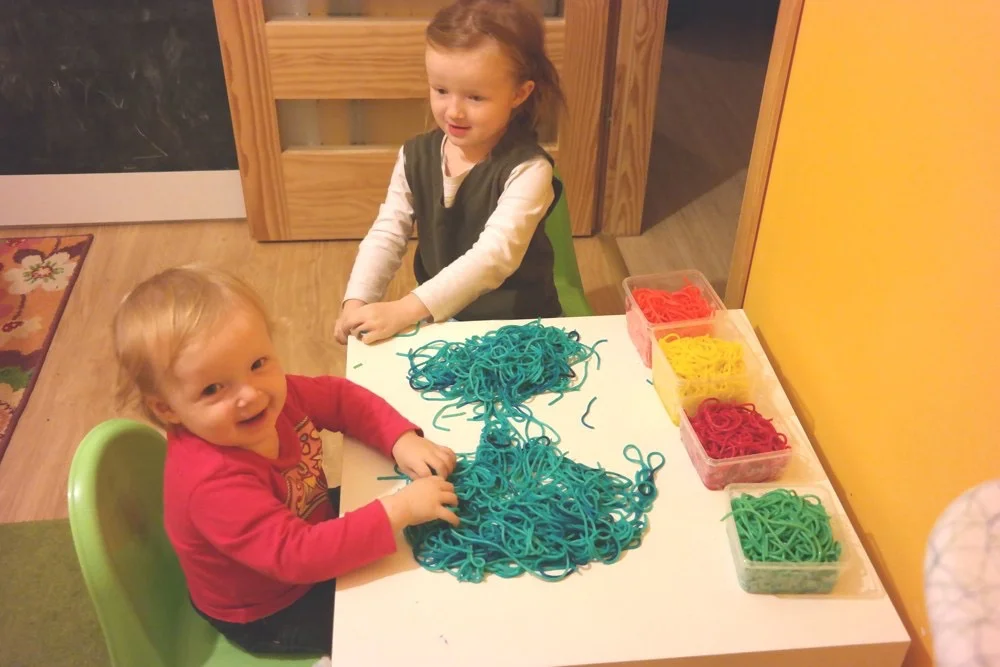 Praca plastyczna: Kolorowy makaron