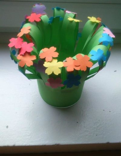 Praca plastyczna: Koszyczek wiosenny 1