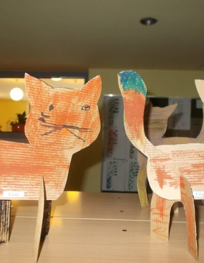 Praca plastyczna: Koty 1