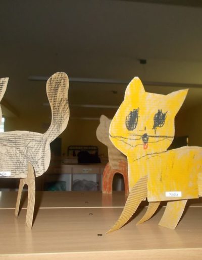 Praca plastyczna: Koty 2