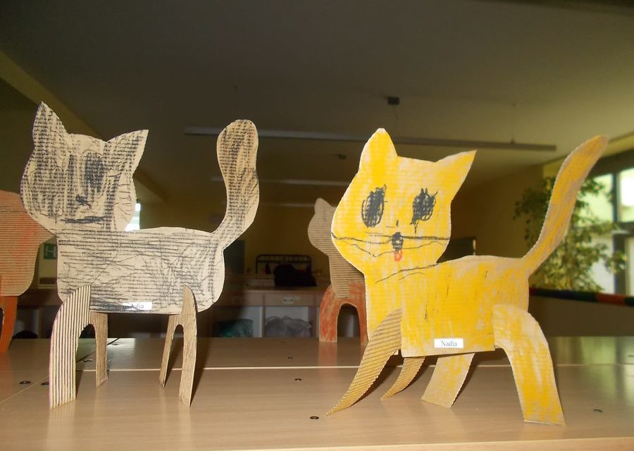 Praca plastyczna: Koty