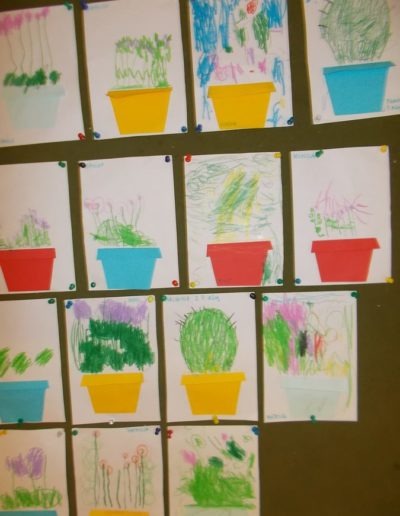 Praca plastyczna: Kwiat w doniczce 1