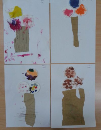 Praca plastyczna: Lody z płatków kosmetycznych 3