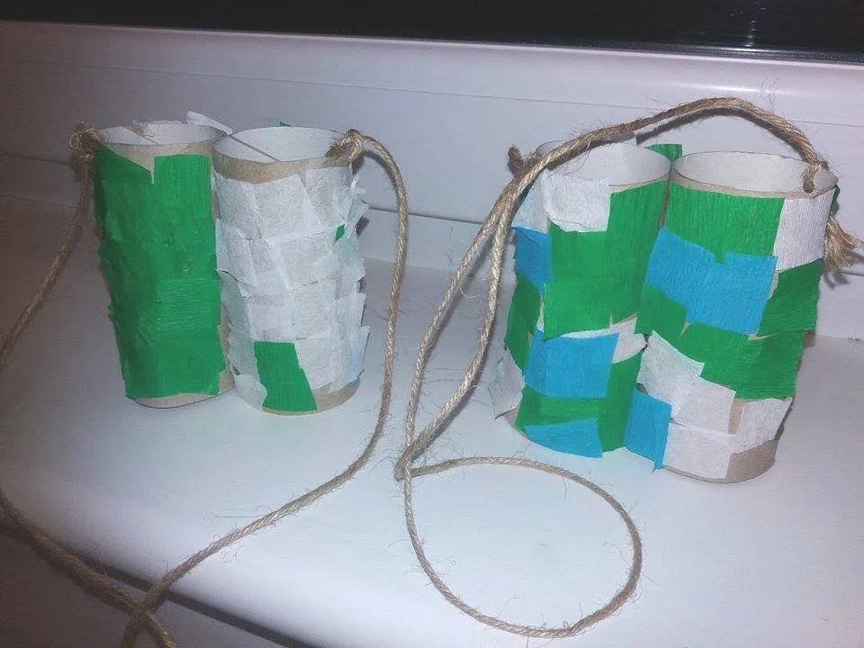 Praca plastyczna: Lornetka z rolki po papierze