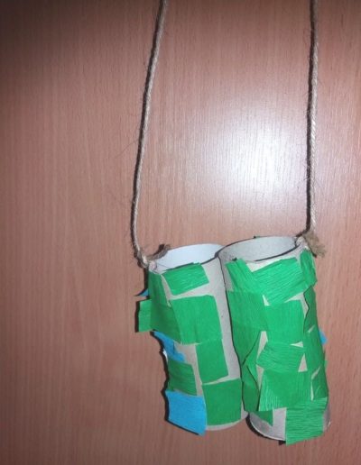 Praca plastyczna: Lornetka z rolki po papierze 3