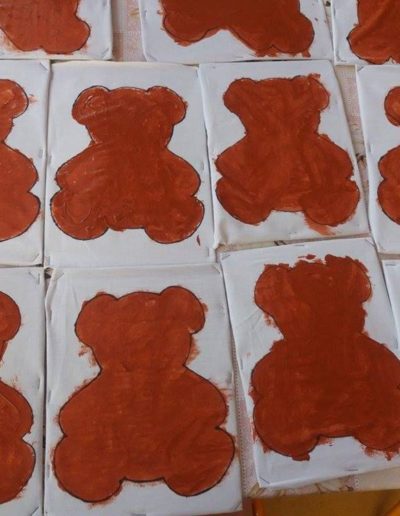 Miś - praca plastyczna 1