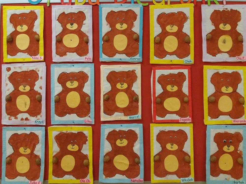 Miś – praca plastyczna