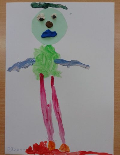 Praca plastyczna: Misie farbkami malowane 3