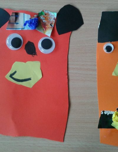 Praca plastyczna: Misie 2 - wycinanki 14