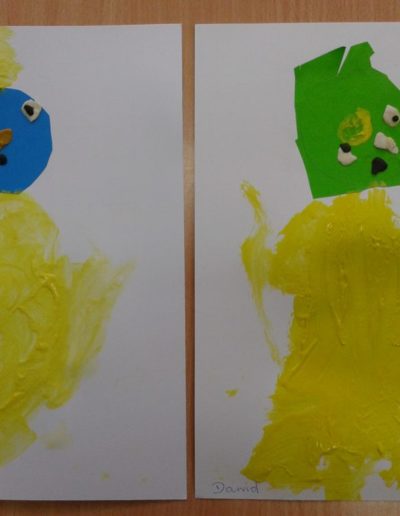 Praca plastyczna: Misie farbkami malowane 4