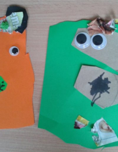 Praca plastyczna: Misie 2 - wycinanki 15