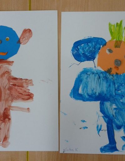 Praca plastyczna: Misie farbkami malowane 5