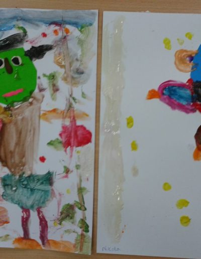 Praca plastyczna: Misie farbkami malowane 6