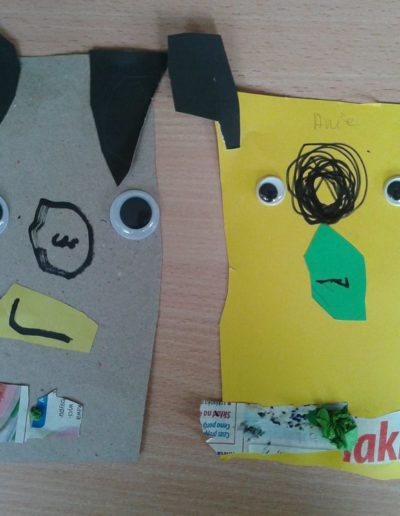 Praca plastyczna: Misie 2 - wycinanki 17