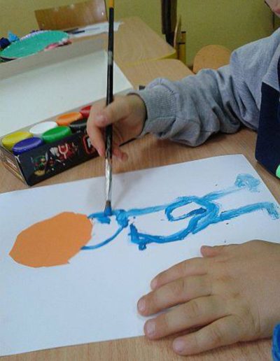 Praca plastyczna: Misie farbkami malowane 7