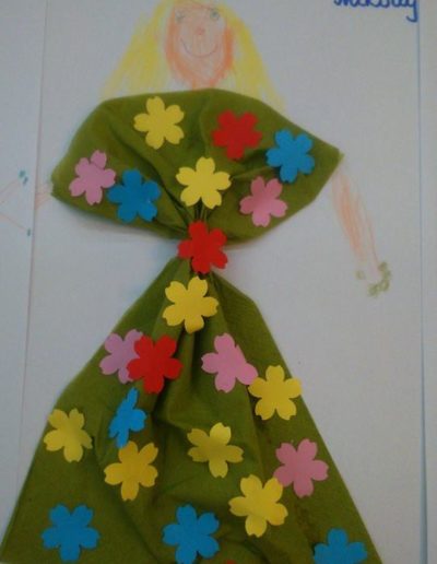 Praca plastyczna: Pani Wiosna 4