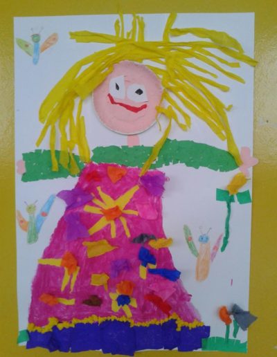 Pani Wiosna farbkami malowana - praca grupowa 7