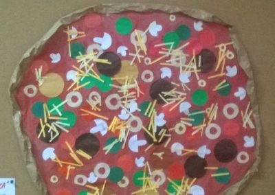 Praca plastyczna: Papierowa pizza
